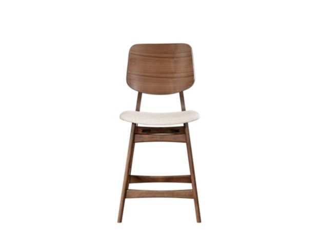 New Classic Home Furnishings Oscar Mid-Century Modern Wood Counter Stool large