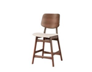 New Classic Home Furnishings Oscar Mid-Century Modern Wood Counter Stool