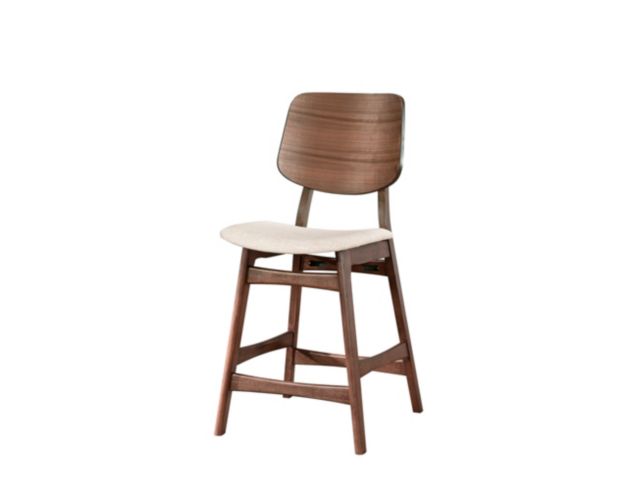 New Classic Home Furnishings Oscar Mid-Century Modern Wood Counter Stool large image number 2