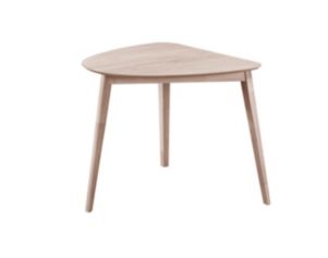 New Classic Home Furnishings Oscar Mid-Century Modern Natural Corner Table