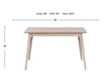 New Classic Home Furnishings Oscar Mid-Century Modern Natural Counter Table small image number 7