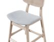 New Classic Home Furnishings Oscar Mid-Century Modern Natural Wood Counter Stool small image number 5