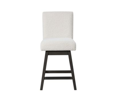 New Classic Home Furnishings High Line White Swivel Counter Stool