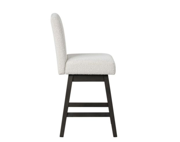 New Classic Home Furnishings High Line White Swivel Counter Stool large image number 3