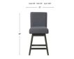 New Classic Home Furnishings High Line Swivel Counter Stool small image number 6