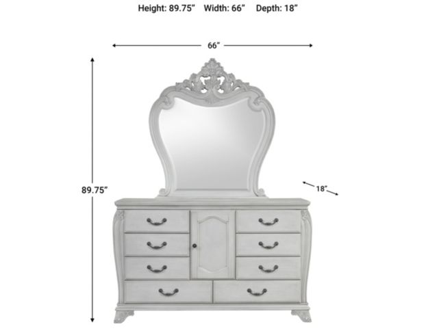 New Classic Cambria Hills Dresser with Mirror large image number 7