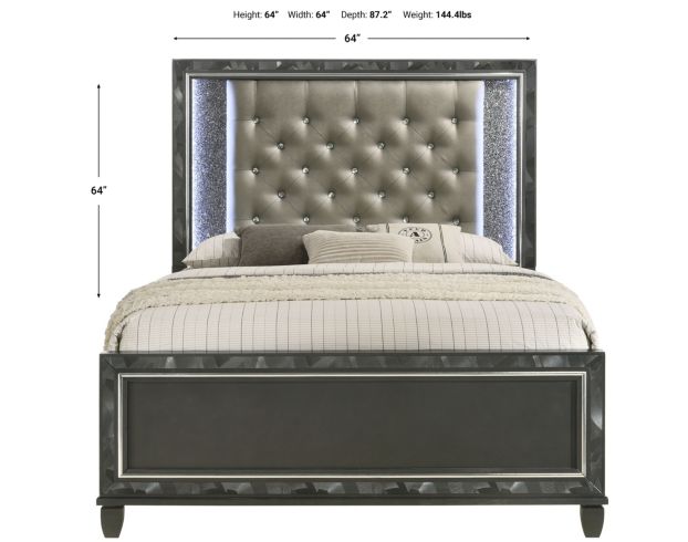 New Classic Radiance Black Queen Bed large image number 7