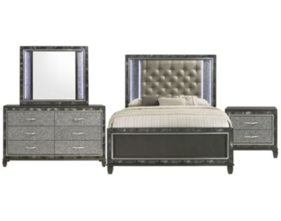 New Classic Radiance Black 4-Piece Queen Bedroom Set