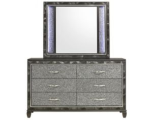 New Classic Radiance Black Dresser with Mirror