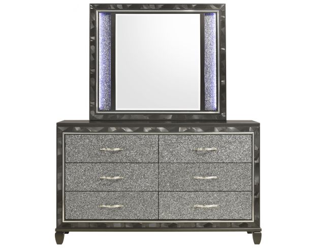 New Classic Radiance Black Dresser with Mirror large image number 1