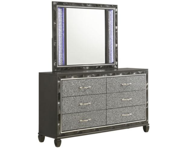 New Classic Radiance Black Dresser with Mirror large image number 2