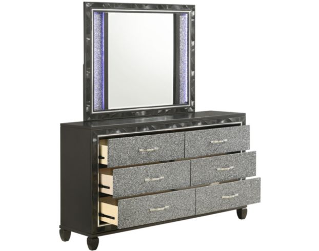 New Classic Radiance Black Dresser with Mirror large image number 3