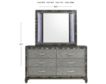 New Classic Radiance Black Dresser with Mirror small image number 5