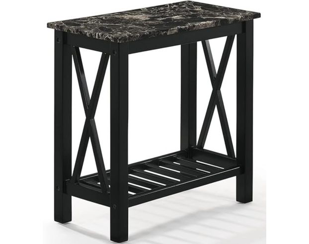 New Classic Home Furnishings Eden Black Chairside Table large image number 2