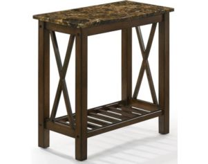 New Classic Home Furnishings Eden Brown Chairside Table