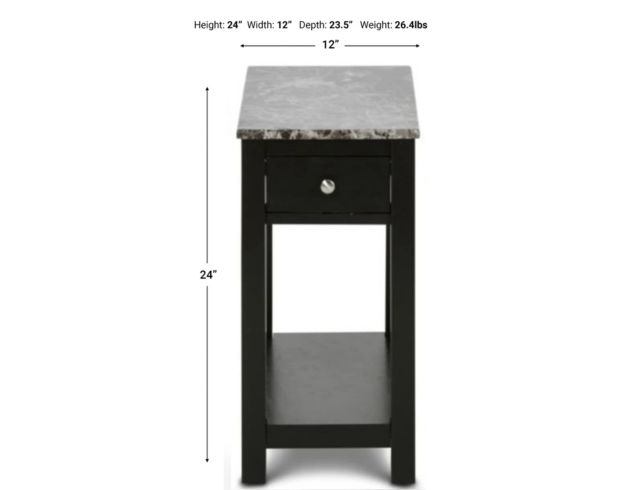 New Classic Home Furnishings Noah Black End Table large image number 6