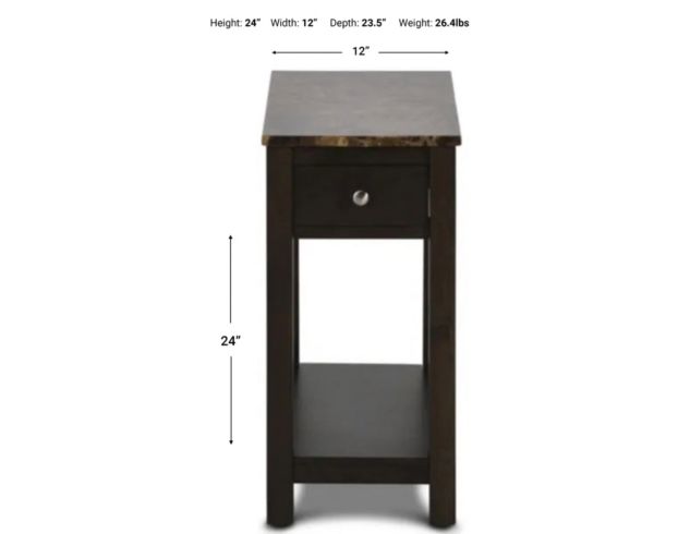 New Classic Home Furnishings Noah Espresso End Table large image number 6