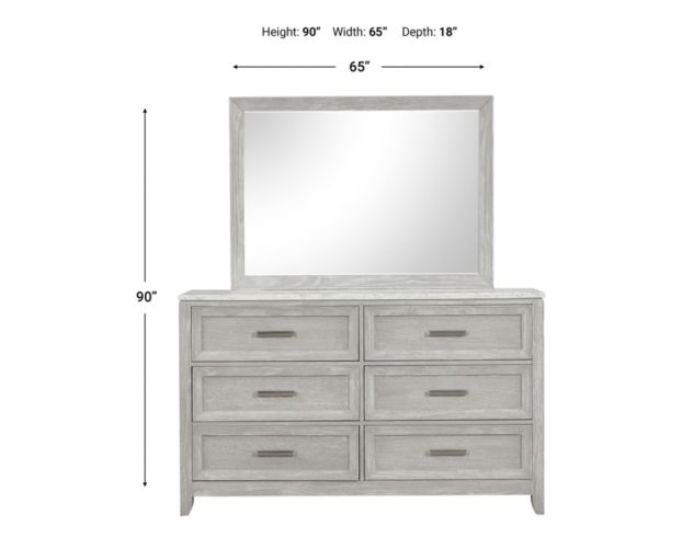 New Classic Fiona Dresser with Mirror large image number 8