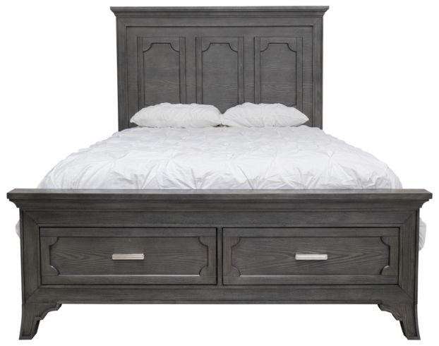 New Classic Lisbon Gray Queen Bed large image number 2