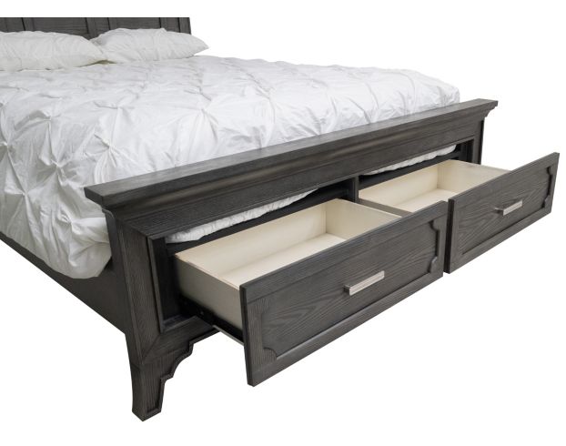 New Classic Lisbon Gray Queen Bed large image number 5