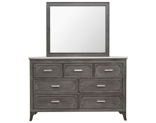 New Classic Lisbon Gray Dresser with Mirror large image number 1