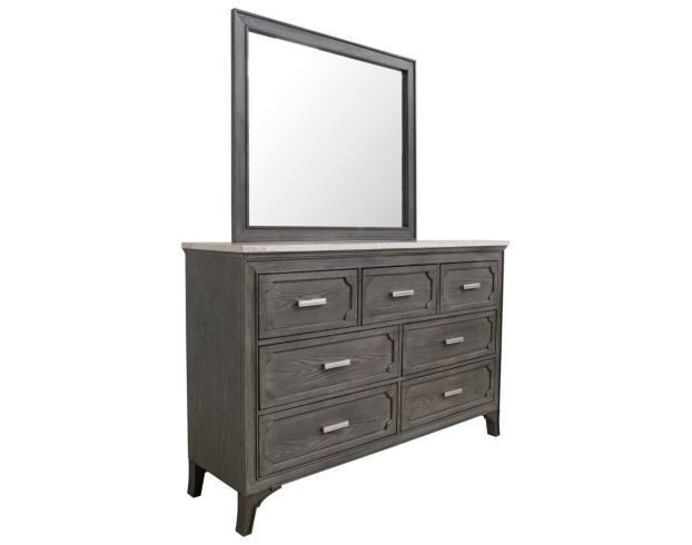 New Classic Lisbon Gray Dresser with Mirror large image number 3