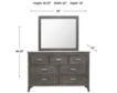 New Classic Lisbon Gray Dresser with Mirror small image number 6