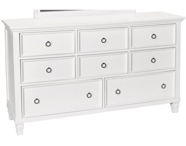 New Classic Tamarack White Dresser large