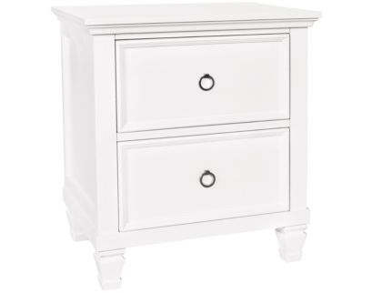 New Classic Tamarack White Nightstand