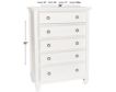 New Classic Tamarack White Chest small image number 5