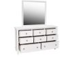 New Classic Tamarack White Dresser with Mirror small image number 3