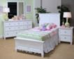 New Classic Tamarack White Twin Bed small image number 1
