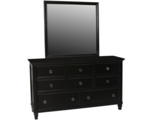 New Classic Tamarack Black Dresser with Mirror