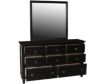 New Classic Tamarack Black Dresser with Mirror small image number 3