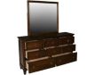 New Classic Tamarack Brown Cherry Dresser with Mirror small image number 3