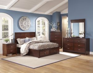 New Classic Kensington 4-Piece Queen Storage Bedroom Set