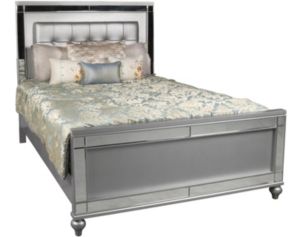 New Classic Valentino Silver Queen Bed