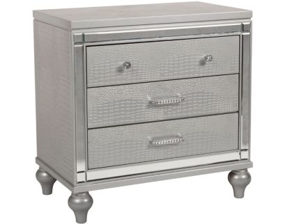 New Classic Valentino Silver Nightstand