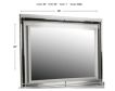 New Classic Valentino Silver Lighted Mirror small image number 4