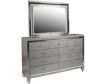 New Classic Valentino Silver Dresser with Mirror small image number 1