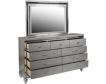 New Classic Valentino Silver Dresser with Mirror small image number 3