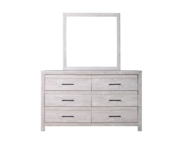 New Classic Biscayne Gray Dresser & Mirror large image number 1