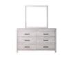 New Classic Biscayne Gray Dresser & Mirror small image number 1