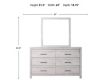 New Classic Biscayne Gray Dresser & Mirror small image number 8