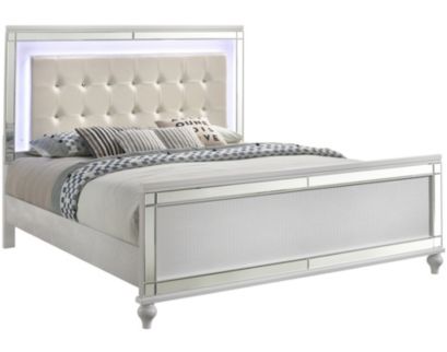 New Classic Valentino White Queen Bed