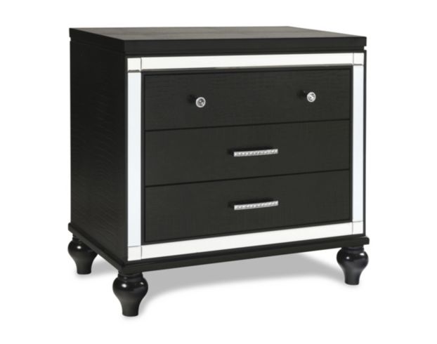 New Classic Valentino Black Nightstand large image number 5