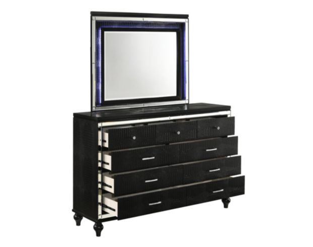New Classic Valentino Black Dresser with Mirror large image number 4