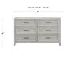 New Classic Fiona Mist Gray Dresser small image number 8