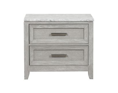 New Classic Fiona Mist Gray Nightstand