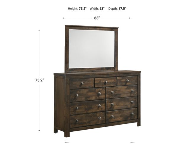 New Classic Blue Ridge Dresser with Mirror large image number 7